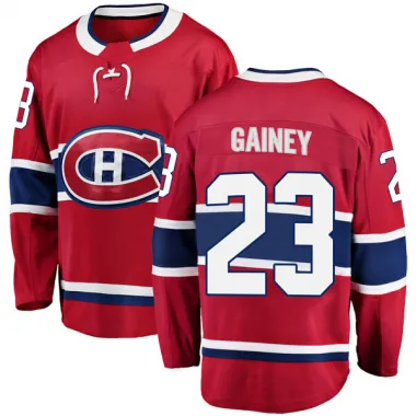 Red Youth Bob Gainey Breakaway Montreal Canadiens Home Jersey
